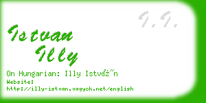 istvan illy business card